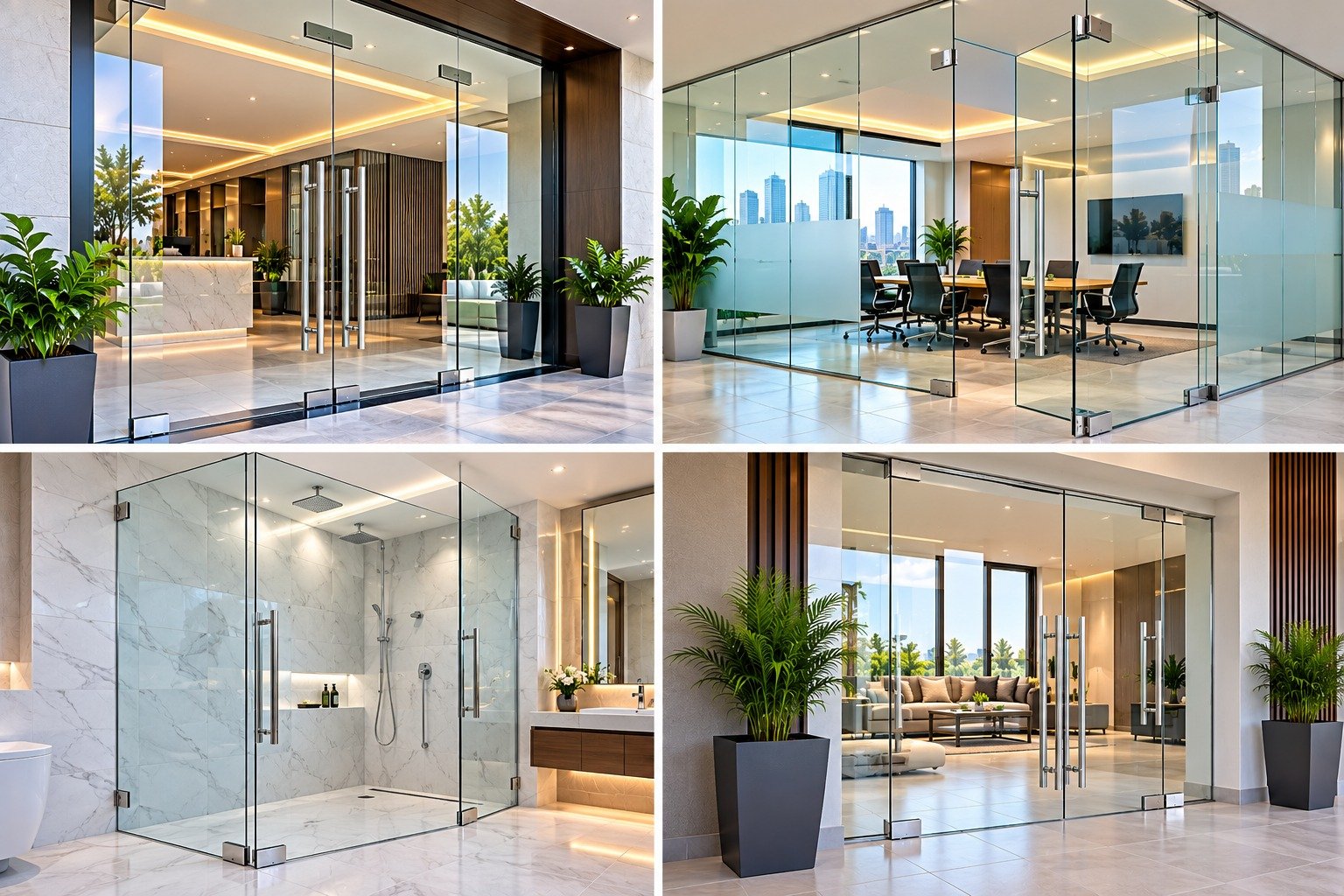 Frameless Glass Doors