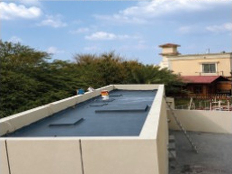 Proposed ground floor service block roof waterproofing in Al Safa, Dubai